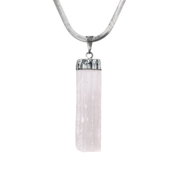 Selenite Stone Pendant